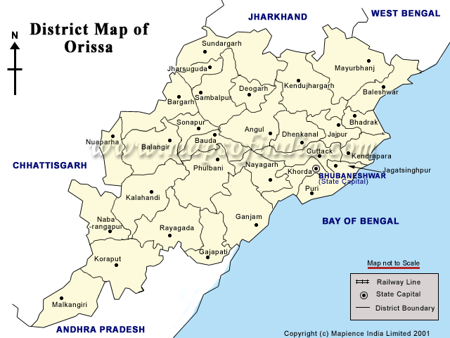 orissa-district-map